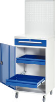 RAU Hygiene Schrank 01, B650xT520xH1210/1920mm, mobil, 07-650-HS01F.11