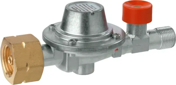 GOK Druckregler 75648 mit Schlauchbruchsicherung für Brenner-Kombination, 4,0 bar, 12 kg/h