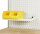 RAU Ablage für Lochplatte, B490xT245xH30mm, RAL7035, 09-A2-LP