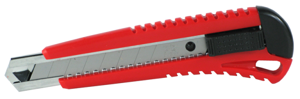 Cuttermesser 75772 selbstblockierend, 2+1 Klinge, 18 mm, mit Metallführung