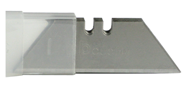 Ersatz-Trapezklingen 75775, 10 Stück im Spender, 61 x 19 mm, 0,5 mm stark