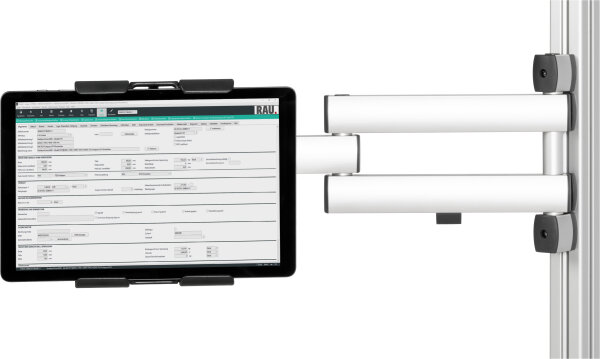 RAU Tablethalter für Flachbildschirmhalter, 09-TH-01