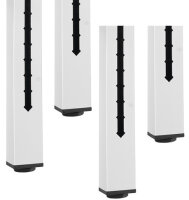 RAU Packtisch Komplettset 01, WB-8000, B1500 x T700, B-Platte, 03-8000-1-157B4H-VP01.12