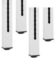 RAU Packtisch Komplettset 01, WB-8000, B1500 x T900, B-Platte, 03-8000-1-159B4H-VP01.12