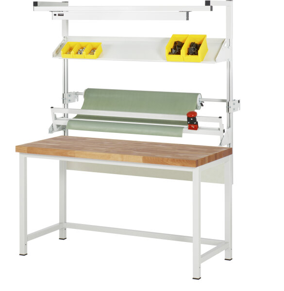 RAU Packtisch Komplettset 02, WB-8000, B2000 x T900, B-Platte, 03-8000-1-209B4H-VP02.12