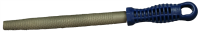 Halbrund-Holzraspel,200 mm, mit Kunststoffheft,Hieb 2