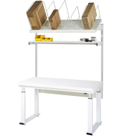 RAU Packtisch Komplettset 01, 08-WB, B1500 x T700,...