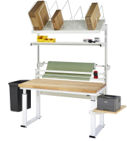 RAU Packtisch Komplettset 04, 08-WB, B1500 x T900,...