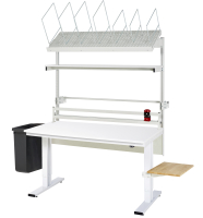 RAU Packtisch Komplettset 04, 08-WT, B1500 x T800,...