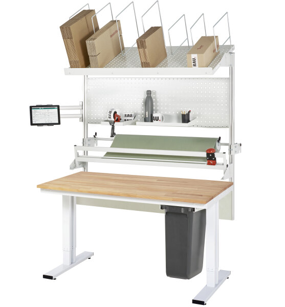 RAU Packtisch Komplettset 06, 08-WT, B1500 x T1000, B-Platte, 08-WT-150-100-B-VP06.12
