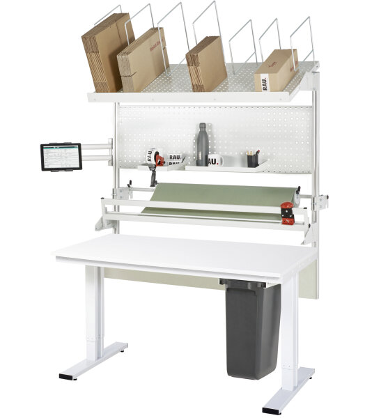 RAU Packtisch Komplettset 06, 08-WT, B2000 x T800, M-Platte, 08-WT-200-080-M-VP06.12
