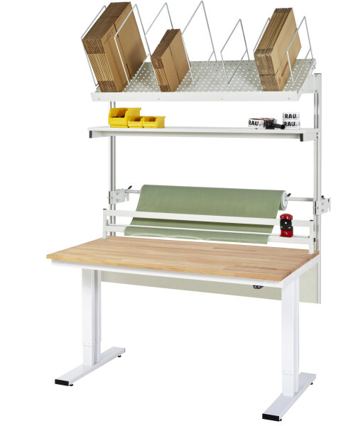 RAU Packtisch Komplettset 03, 08-WT, B2000 x T1000, B-Platte, 08-WT-200-100-B-VP03.12