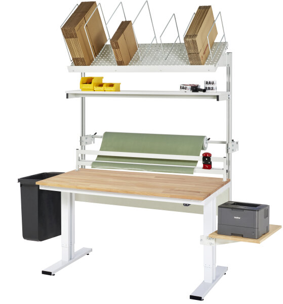 RAU Packtisch Komplettset 04, 08-WT, B2000 x T1000, B-Platte, 08-WT-200-100-B-VP04.12