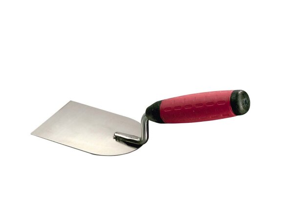 Profibau Gipserspachtel 76282 Rostfrei mit Softgriff, 80 mm Breite