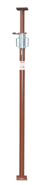 MÜBA Baustütze A30 30630 lackiert, mit verzinktem Stützenschloss und Innengewinde, 1,87-3,00 m, Klasse A