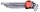 Inbusschlüssel-Satz-Torx extralang, 9-teilig,1,5-10 mm