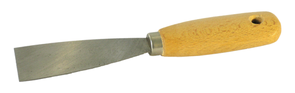 Profibau Malerspachtel 77445 mit Holzheft, 80 mm, mit starkem Blatt
