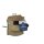 Profibau Nageltasche 77813 Spaltleder Beige, 2 Taschen, 2 Hammerhalter