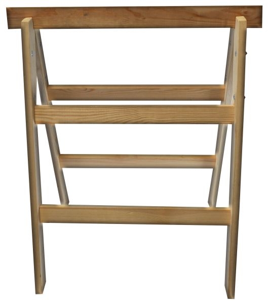 Holz-Klappbock 2-sprossig massive Ausführung 150kg belastbar H 80cm B 60cm