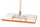 Profibau Gipsknecht Egalisette 78266 mit Kippgelenk und Holzstiel 1200 mm, 400x200 mm, 20 mm Schwammgummibelag