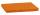 Schwammgummibelag, orange, für Egalisette 400 x 200 x 18 mm