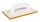 Profibau Reibebrett mit Schwammgummi 78300 orange feinporig, 280 x 140 mm, 10 mm Dicke