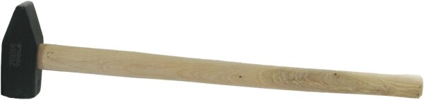 Vorschlaghammer 3 kg mit mit hochwertigem Eschenstiel Gewicht: 3 kg Ring- und Holzkeil (doppelt verkeilt)