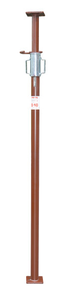 MÜBA Baustütze B40 30428 lackiert, mit verzinktem Stützenschloss und Innengewinde, 2,35-4,00 m, nach EN 1065