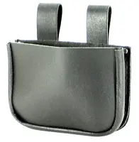 Nageltasche 78545 Leder schwarz, 2 Fächer...