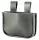 Nageltasche 78545 Leder schwarz, 2 Fächer hintereinander, genietet