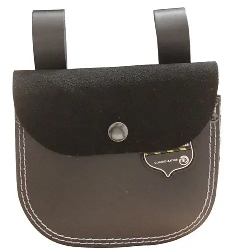 Nageltasche 78575 doppelt, schwarz, mit Deckel
