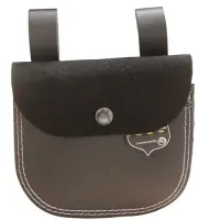 Nageltasche 78575 doppelt, schwarz, mit Deckel