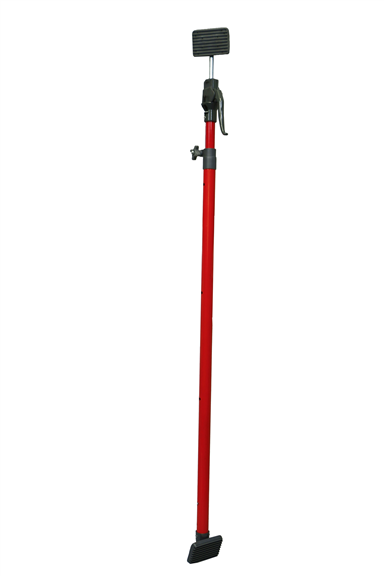 Schnellspann-Montagestütze 78613, Druckplatte bis 90° neigbar, ausziehbar 1,25 - 2,90 m, 30 kg Tragfähigkeit