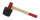 Profibau Spezial-Plattenhammer 78815 eckig, mit vulkanisiertem Aufsatz, 1500 g