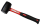 Profibau Gummihammer 78862 mit Fiberglasstiel, Hartgummikopf, 65 mm Kopfdurchmesser