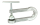 Profibau Fliesenlochboy 80028 40 mm, Alu-Druckguss, für Steingut