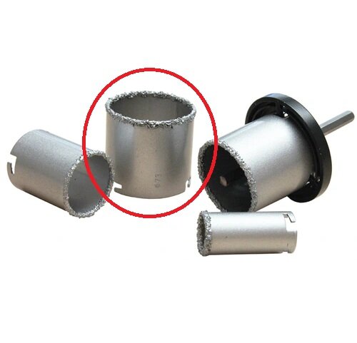 Profibau Ersatz-Bohrkrone 80033 HM-Splitt belegt, Ø 83 mm