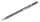 Profibau Reißnadel 80067, 150 x 6 x 6 mm, Sechskantiger Schaft, mit Clip
