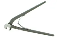 Profibau Fliesenlochzange 80092 mattschwarz, mit Feder,...