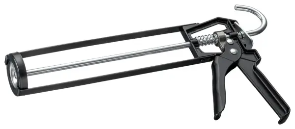 Profibau Kartuschenpistole Skelett 80144 Metallausführung Schwarz, für 310 ml Kartuschen, robust