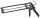 Profibau Kartuschenpistole Skelett 80144 Metallausführung Schwarz, für 310 ml Kartuschen, robust