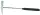 Pb-Quality HM-Fliesenhammer 80189 Schwarz, mit Hartmetalleinlage, Stahlstiel mit Gummigriff
