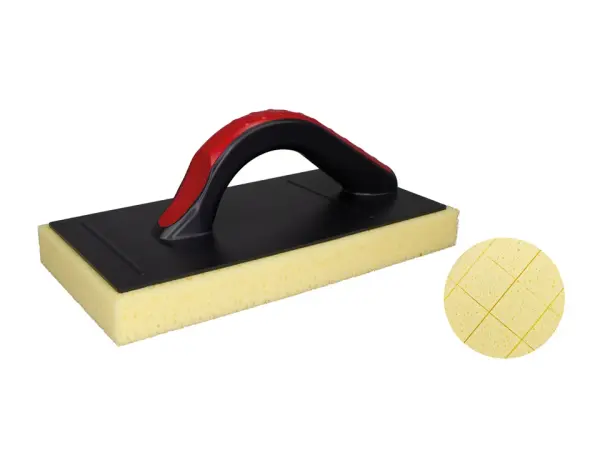 Profibau Hydro-Fliesenwaschbrett 80207 gerastert, 280 x 140 x 30 mm, mit Softgriff, retikuliert