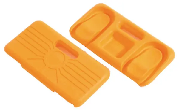 Profibau Kniekissen 80275 Ergo-Form orange, 2-teilig zusammensteckbar, ohne Gel