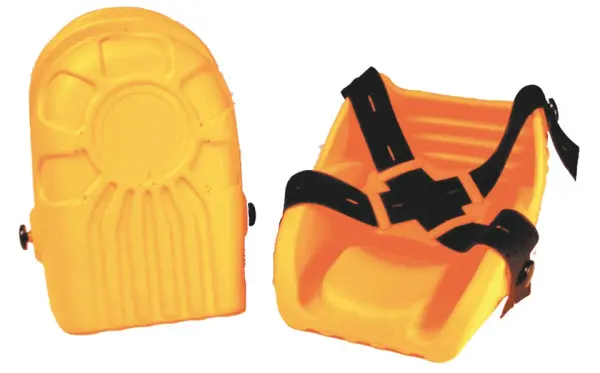 Profibau Knieschoner ERGO-MAXI 80278 ohne Gel, 4-Faltenschoner, mit 2 Riemen