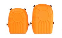 Profibau Knieschoner 80282 Ergo Kastenform Orange, mit 2...