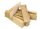 Profibau Baukeile 80448 Hartholz, 200 x 55 x 35 mm, Sack á 100 Stück