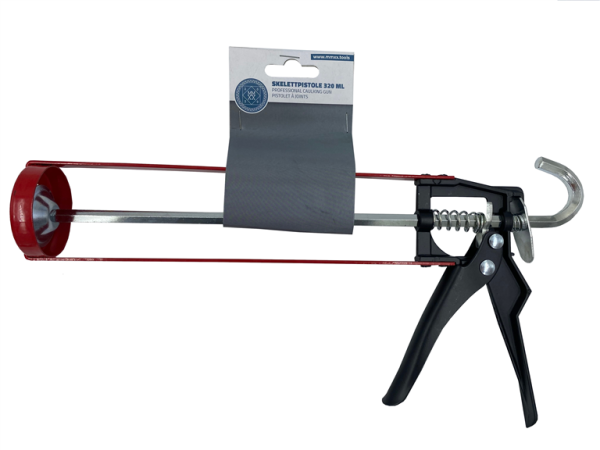 MMXX TOOLS Skelett-Pistole 80452 F.O.X Line Metall, 310 ml, 8 mm Schubstange