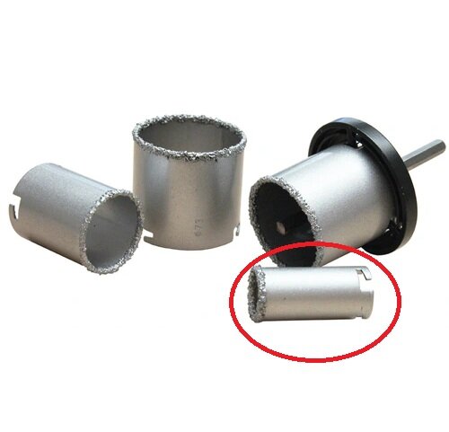 Profibau Ersatz-Bohrkrone 81703 HM-Splitt belegt, Ø 53 mm