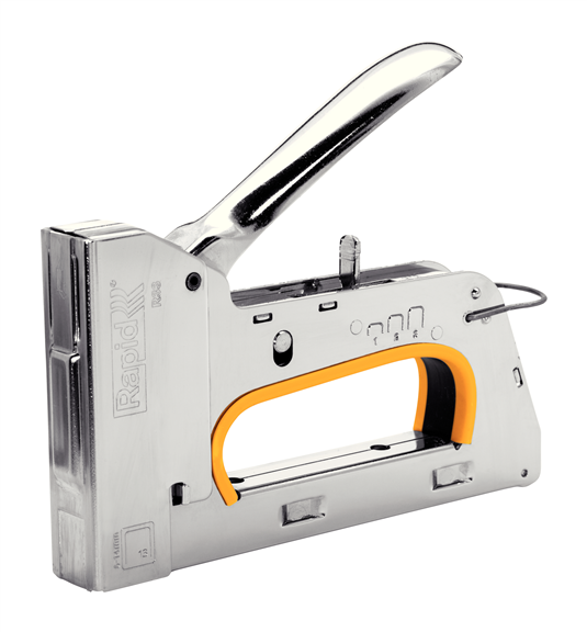 RAPID Handtacker 95392 R33E für Feindrahtklammern Typ 13/37 (6-14 mm), mit Schlagkraftregelung